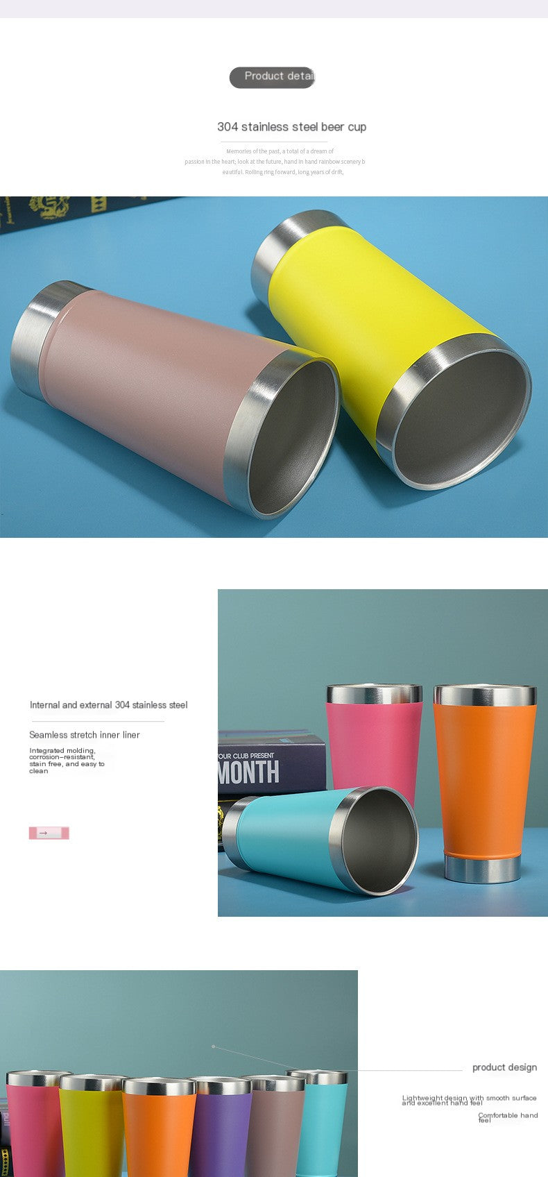 Double-Wall Vacuum Stainless Steel Insulated Mug