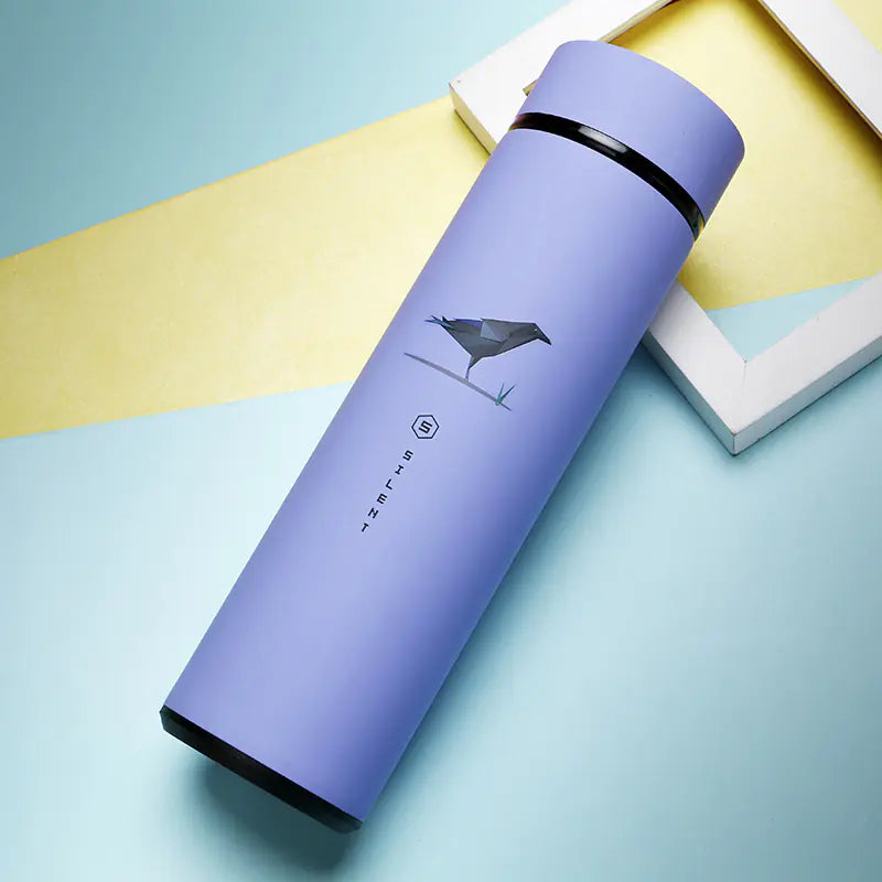Stainless Steel Insulated Cartoon Travel Mug - Creative Gift