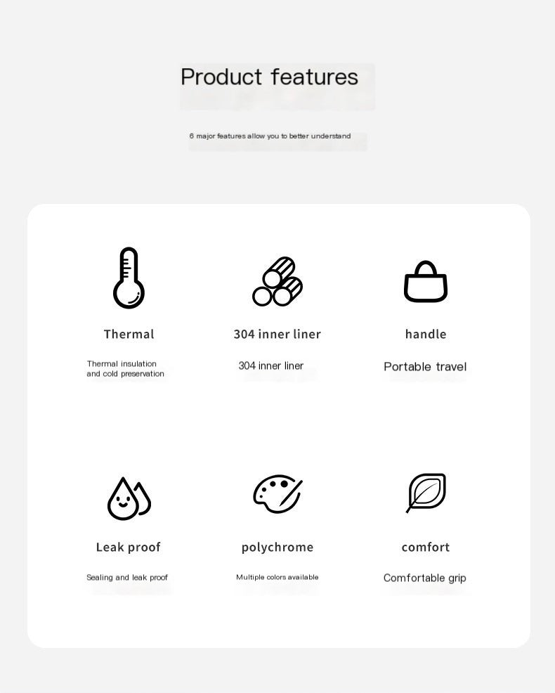 30oz Insulated Travel Mug with Handle and Straw