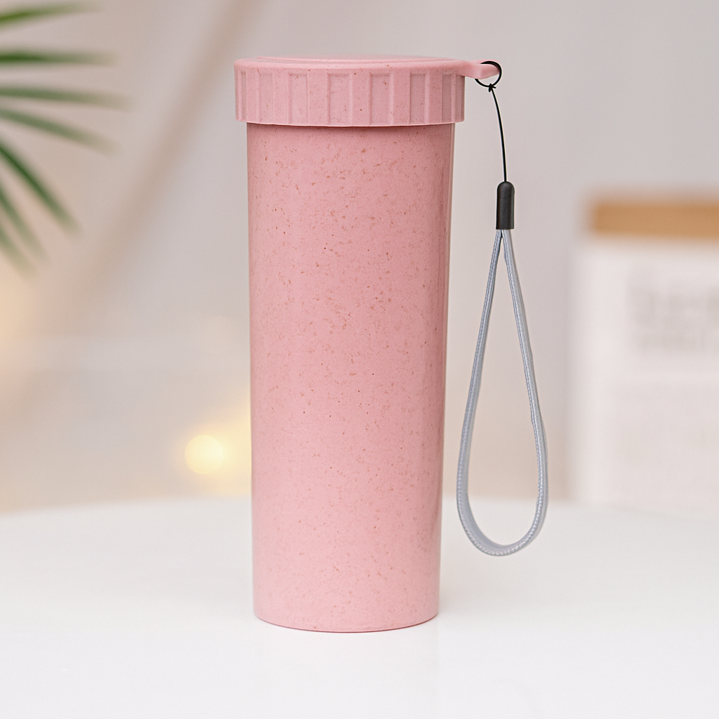 Wheat Straw Water Cup, Portable Insulated Mini Mug