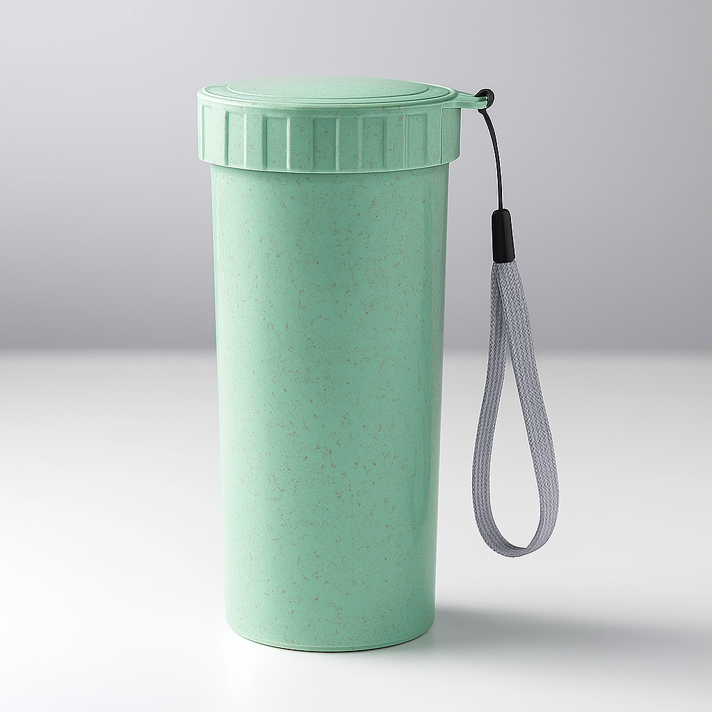Wheat Straw Water Cup, Portable Insulated Mini Mug